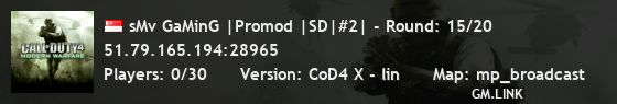 sMv GaMinG |Promod |SD|#2| - Round: 0/20