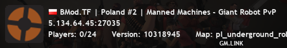 BMod.TF | Poland #2 | Manned Machines - Giant Robot PvP