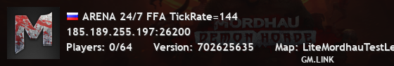 ARENA 24/7 FFA TickRate=144