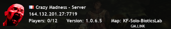 Crazy Madness - Server
