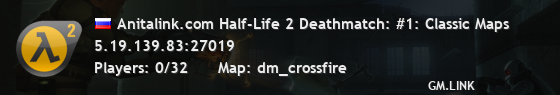 Anitalink.com Half-Life 2 Deathmatch: #1: Classic Maps