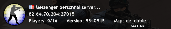 Messenger personnal server...