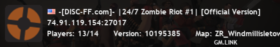 -[DISC-FF.com]- |24/7 Zombie Riot #1| [Official Version]