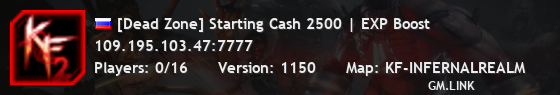 [Dead Zone] Starting Cash 2500 | EXP Boost