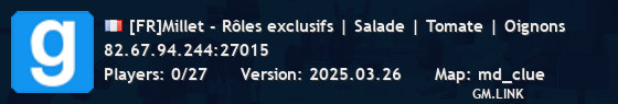 [FR]Millet - Rôles exclusifs | Salade | Tomate | Oignons