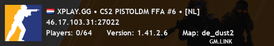 XPLAY.GG • CS2 PISTOLDM FFA #6 • [NL]