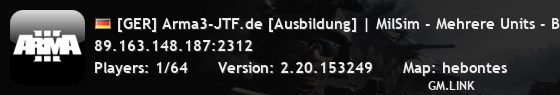 [GER] Arma3-JTF.de [Ausbildung] | MilSim - Mehrere Units - Besu