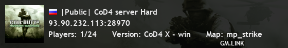 |Public| CoD4 server Hard