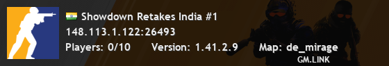 Showdown Retakes India #1