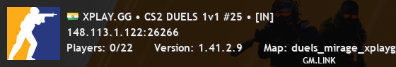 XPLAY.GG • CS2 DUELS 1v1 #25 • [IN]