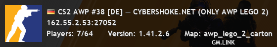 CS2 AWP #38 [DE] — CYBERSHOKE.NET (ONLY AWP LEGO 2)