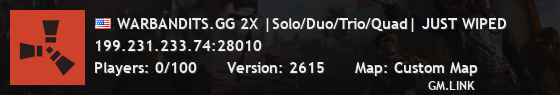 WARBANDITS.GG 2X |Solo/Duo/Trio/Quad| JUST WIPED