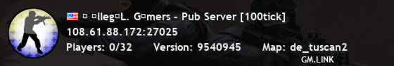╠ ɪllegʌL. Gʌmers - Pub Server [100tick]