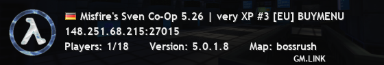 Misfire's Sven Co-Op 5.26 | very XP #3 [EU] BUYMENU