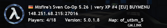 Misfire's Sven Co-Op 5.26 | very XP #4 [EU] BUYMENU
