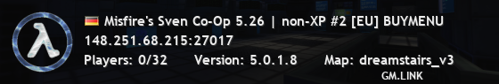 Misfire's Sven Co-Op 5.26 | non-XP #2 [EU] BUYMENU