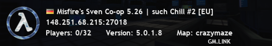 Misfire's Sven Co-op 5.26 | such Chill #2 [EU]