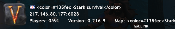 <color=#135fec>Stark survival</color>