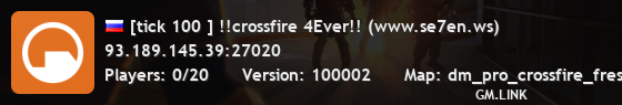[tick 100 ] !!crossfire 4Ever!! (www.se7en.ws)