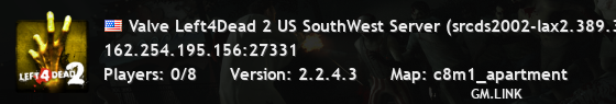 Valve Left4Dead 2 US SouthWest Server (srcds2002-lax2.389.317)