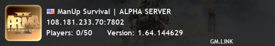 ManUp Survival | ALPHA SERVER