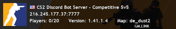CS2 Discord Bot Server - Competitive 5v5