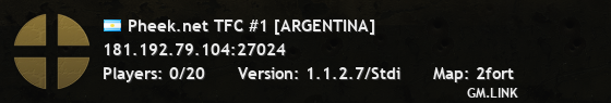 Pheek.net TFC #1 [ARGENTINA]
