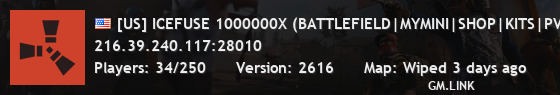 [US] ICEFUSE 1000000X (BATTLEFIELD|MYMINI|SHOP|KITS|PVP|AIMTRAI