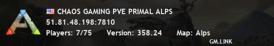 CHAOS GAMING PVE PRIMAL ALPS