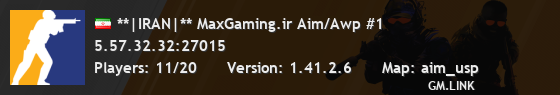 **|IRAN|** MaxGaming.ir Aim/Awp #1
