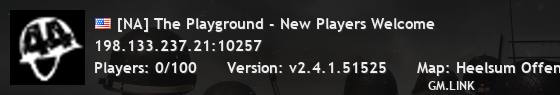 [NA] The Playground - New Players Welcome