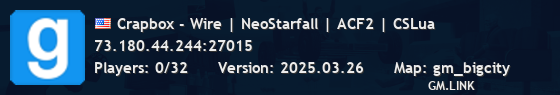 Crapbox - Wire | NeoStarfall | ACF2 | CSLua