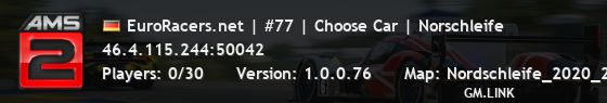EuroRacers.net | #77 | Choose Car | Norschleife
