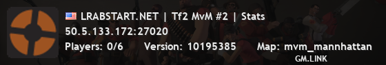 LRABSTART.NET | Tf2 MvM #2 | Stats