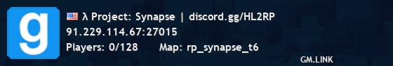 λ Project: Synapse | discord.gg/HL2RP