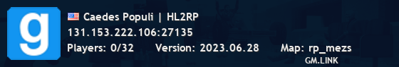 Caedes Populi | HL2RP