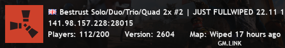Bestrust Solo/Duo/Trio/Quad 2x #2 | JUST FULLWIPED 22.11 11/22