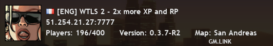 [ENG] WTLS 2 - 2x more XP and RP