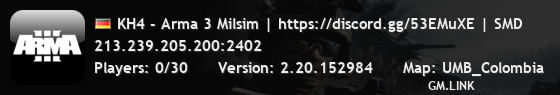 KH4 - Arma 3 Milsim | https://discord.gg/53EMuXE | SMD