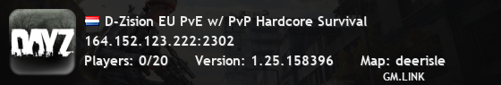 D-Zision EU PvE w/ PvP Hardcore Survival