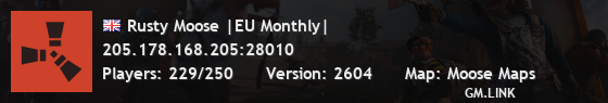 Rusty Moose |EU Monthly|