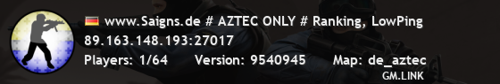 www.Saigns.de # AZTEC ONLY # Ranking, LowPing