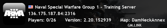 Naval Special Warfare Group 1 - Training Server