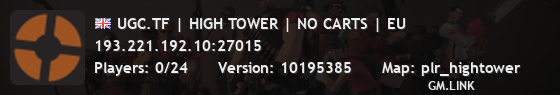 UGC.TF | HIGH TOWER | NO CARTS | EU