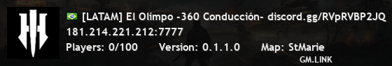 [LATAM] El Olimpo -360 Conducción- discord.gg/RVpRVBP2JQ