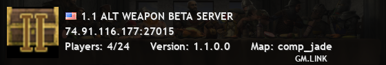 1.1 ALT WEAPON BETA SERVER
