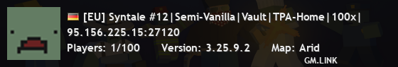 [EU] Syntale #12|Semi-Vanilla|Vault|TPA-Home|100x|
