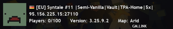 [EU] Syntale #11 |Semi-Vanilla|Vault|TPA-Home|5x|