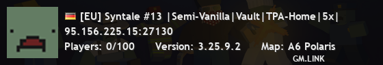 [EU] Syntale #13 |Semi-Vanilla|Vault|TPA-Home|5x|