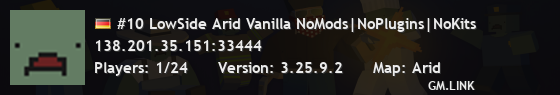 #10 LowSide Arid Vanilla NoMods|NoPlugins|NoKits